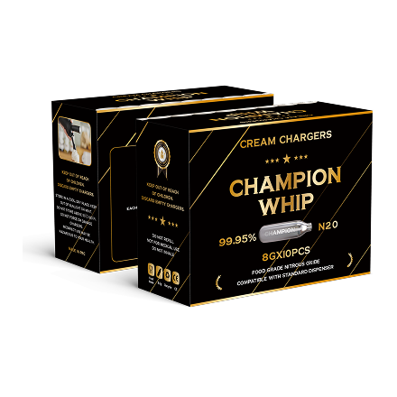8g N2O slagroomoplader | Champion Whip bulk lachgasopladers