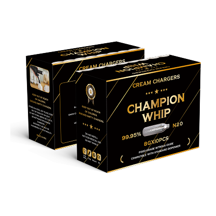 8g N2O slagroomoplader | Champion Whip bulk lachgasopladers